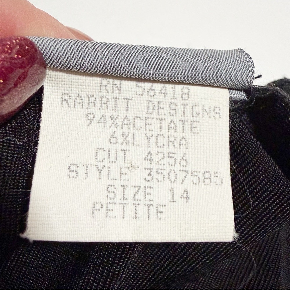 Vintage Rabbit Rabbit Rabbit Glitter Polka Dot Midi Dress - Picture 8 of 9